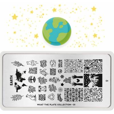 Image destička MoYou What the Plate 01 Earth Day