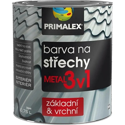 Primalex Metal 3v1 0,75L bílá