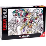 Anatolian Пъзел Anatolian от 1500 части - Силата на цветята, Грацияна Желинска (P4549)
