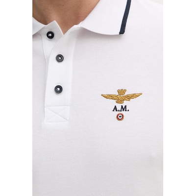 Aeronautica Militare тениска с яка мъжка от памук (PO1308UP00082)
