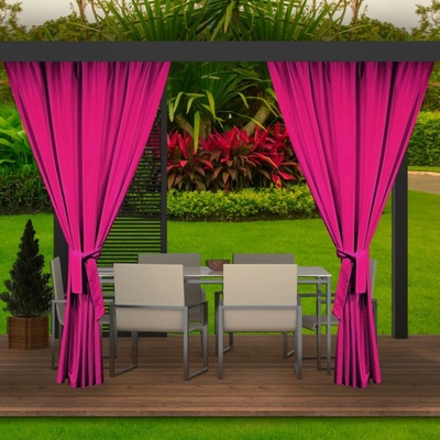 Mondo Italia Zahradní závěs do altánku MIG34 fuchsia Fuchsia 155x240 cm