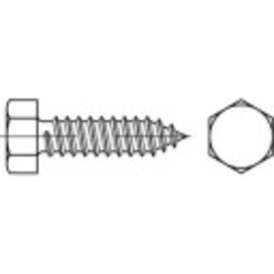 TOOLCRAFT 144523 šesťhranná skrutka do plechu 2.9 mm 13 mm vonkajší šesťhran DIN 7976 ocel glavanizované zinkom 2000 ks