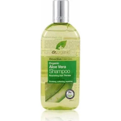 Dr. Organic Овлажняващ шампоан с алое , Dr. Organic Aloe Vera Shampoo 265ml