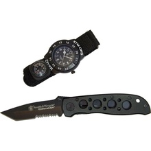 Smith & Wesson Dárkový Set EXTREME OPS COMBO zavírací + hodinky