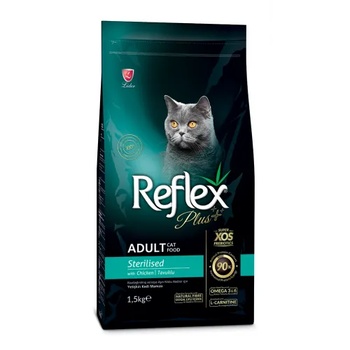 Lider Pet Food Sterilised Chicken Adult Cat - Пълноценна храна за израснали кастрирани котки от всички породи с пилешко 1.5 кг