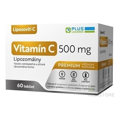 Vulm Plus Lekáreň Vitamín C 500 mg Lipozomálny 60 tabliet