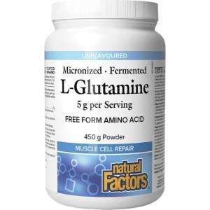 Natural Factors Micronized L-Glutamine [450 грама]