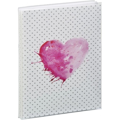 Hama album soft LAZISE 10x15/24 růžové srdce 2365