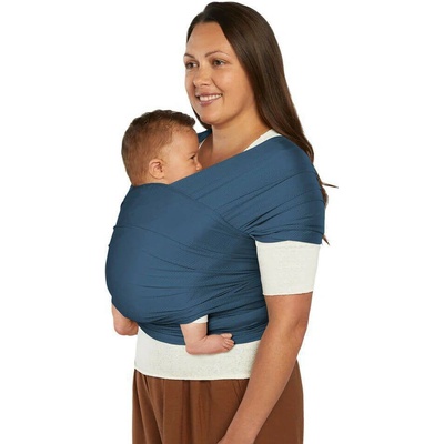 Ergobaby šátek Aura Sustainably Sourced Mesh Baby Wrap Twilight Navy