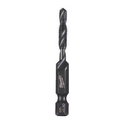 MILWAUKEE 4932498263 závitník strojní kombinovaný 3v1, M5*57mm, upnutí 6-hran 1/4" 4932498263