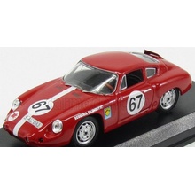 Best model Porsche 356b Carrera Abarth Gtl N 67 Rossfeld Hill Climb 1963 H.muller Red 1:43