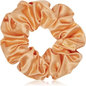 Crystallove Mulberry Silk Scrunchie копринен ластик за коса Peach fuzz