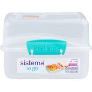 Holmes Products (Europe) Limited Кутия за закуски Sistema TO GO с 2 отделения 1.4 л, мента