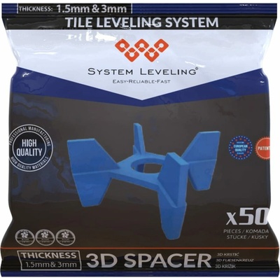 System Leveling nivelačné 3D krížiky