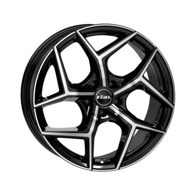 Alutec Salento 8x19 5x114.3 ET50 polished matt black