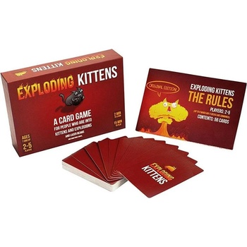 Настолна игра Exploding Kittens (Original Edition) - Парти (BGBG0000115N)