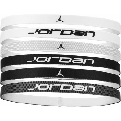 Jordan Elastic Šport čelenky čierne/biele 6 ks