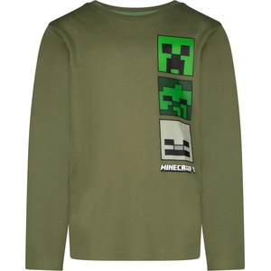 Minecraft Блуза с дълъг ръкав Minecraft Skins Dark Green, размер 140 (GC-MNCT-262_140)