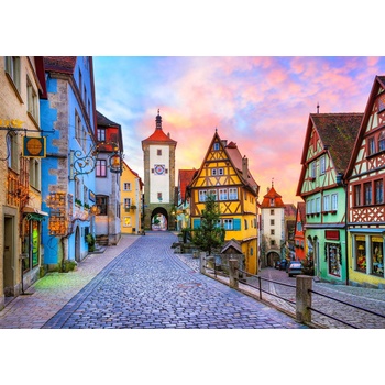 Image 1 of Enjoy - Puzzle Rothenburg Old Town, Germany - 1 000 piese
