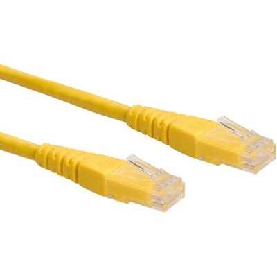 Roline Patch кабел UTP CAT6, 0, 5 m, жълт 21.15. 1522-100 (21.15.1522-100)
