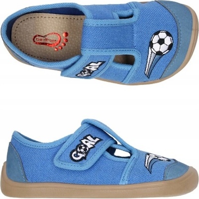 3F papuče barefoot 3BE3/15 modrý míč
