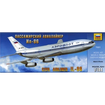Zvezda CIVIL AIRLINER Illyushin IL 86 1:144