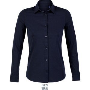 Neoblu 3199 balthazar women / Дамска риза с дълъг ръкав - нощно синьо m (24319904602)