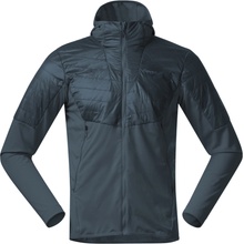 Bergans Senja Midlayer Hood Jkt Modrá