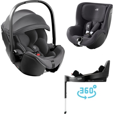 BRITAX set Baby-Safe Pro + Vario Base 5Z + Dualfix 5z Classic, Deep 2025 Deep Grey