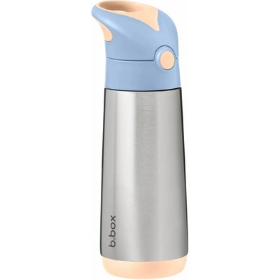 p.box Termoska na pití s brčkem broskvová 12m+ 500 ml