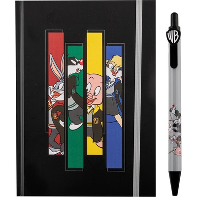 Cinereplicas Комплект тефтер с химикалка CineReplicas: Looney Tunes - Looney Tunes at Hogwarts (WB 100th) (HPE60826)