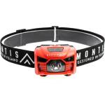 Montis Bateryjna latarka nagłowna z sensorem MT002 Red, Black Headband (MT002)