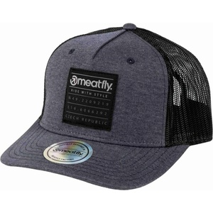 Meatfly шапка Corey Trucker Navy Blue Square | Сива | Meatfly | Siv | МЪЖЕ | ЕДИН РАЗМЕР