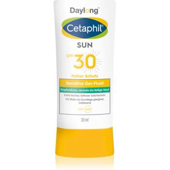 Daylong Cetaphil SUN Sensitive Gel-Fluid лек защитен флуид за чувствителна кожа на лицето SPF 30 30ml
