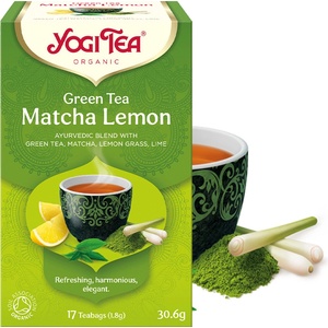 YOGI TEA | Green Tea Matcha Lemon - 17 пакетчета чай