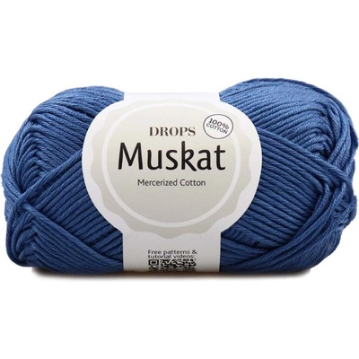 Drops Muskat 36 džínová modrá