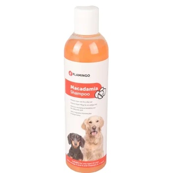 Flamingo Shampoo - Шампоан за кучета, хидратира козината, за лесно разресване с макадамия , 1 литър