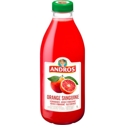 Andros 100% Džus z krvavých pomerančů 1 l