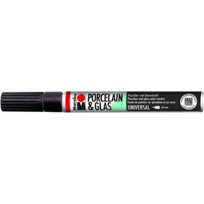 Marabu Popisovač na sklo a porcelán černý hrot 1-2 mm