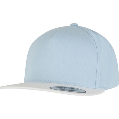Flexfit Flexfit 6007/6007T Snapback 5 panelová COT55600795999-light blue/ Modrá světlá/bílá