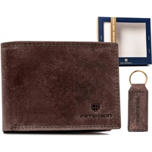 Peterson Pánská dárková sada PTN SET-M-N003-CHM hnědá
