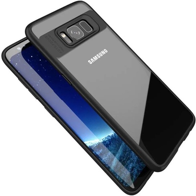 iPaky Тънък Хибриден Калъф за Samsung S8, Ipaky Hybrid TPU Case, Черен (TEEVC-0491)