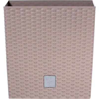 Prosperplast Kvetináč s vkladom Rato Low 22,5 cm mocca