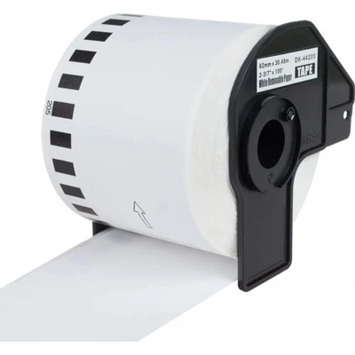 PRINTLINE kompatibilná páska s Brother HSe-241, 18mm,čierna tlač/ biely podklad, bužírka 100% novy kompatibil
