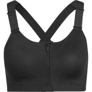 adidas TLRD Impact Luxe Training High-Support Zip Bra Wom - Black / White