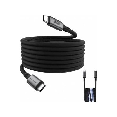 Stonewell Newell Magnetic USB-C to USB-C 3.2 Gen 2 Cable - 1 m, Graphite