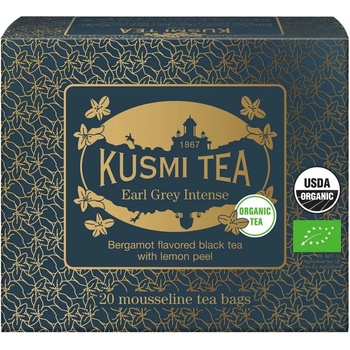 Kusmi Tea Черен чай EARL GREY INTENSE, 20 муселинови пакетчета, Kusmi Tea (KUSMI21703A1120)