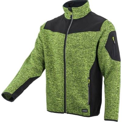 Sara Workwear Kombinovaná mikina bunda COMFORT PLUS žlutáčerná