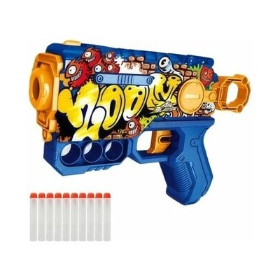 PAKTAT pištoľ kids s 6 penovými nábojmi 308C-1C
