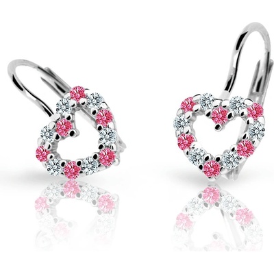 Zodiax dětské pokračující náušnice na patent 1512 modrá světlá bílá